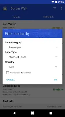 Border Wait android App screenshot 3